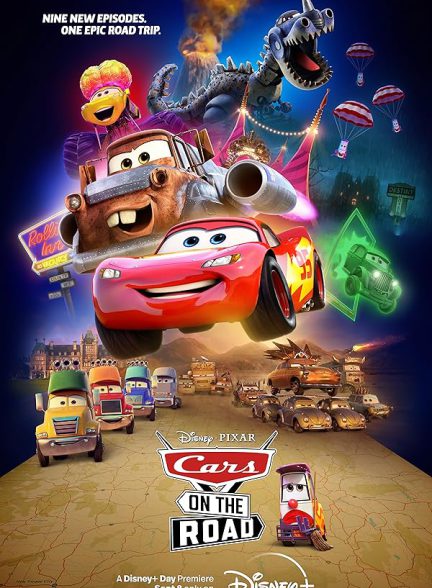 کارتون Cars on the Road